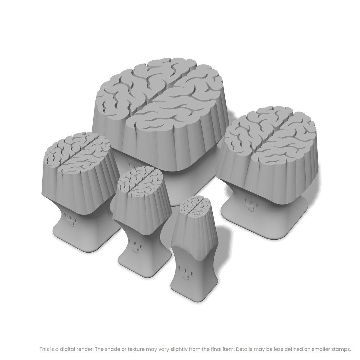 Brain (Top View) Stamps