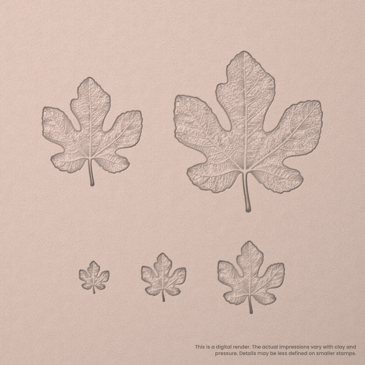 Fig Leaf Stamps - Photo Textured
