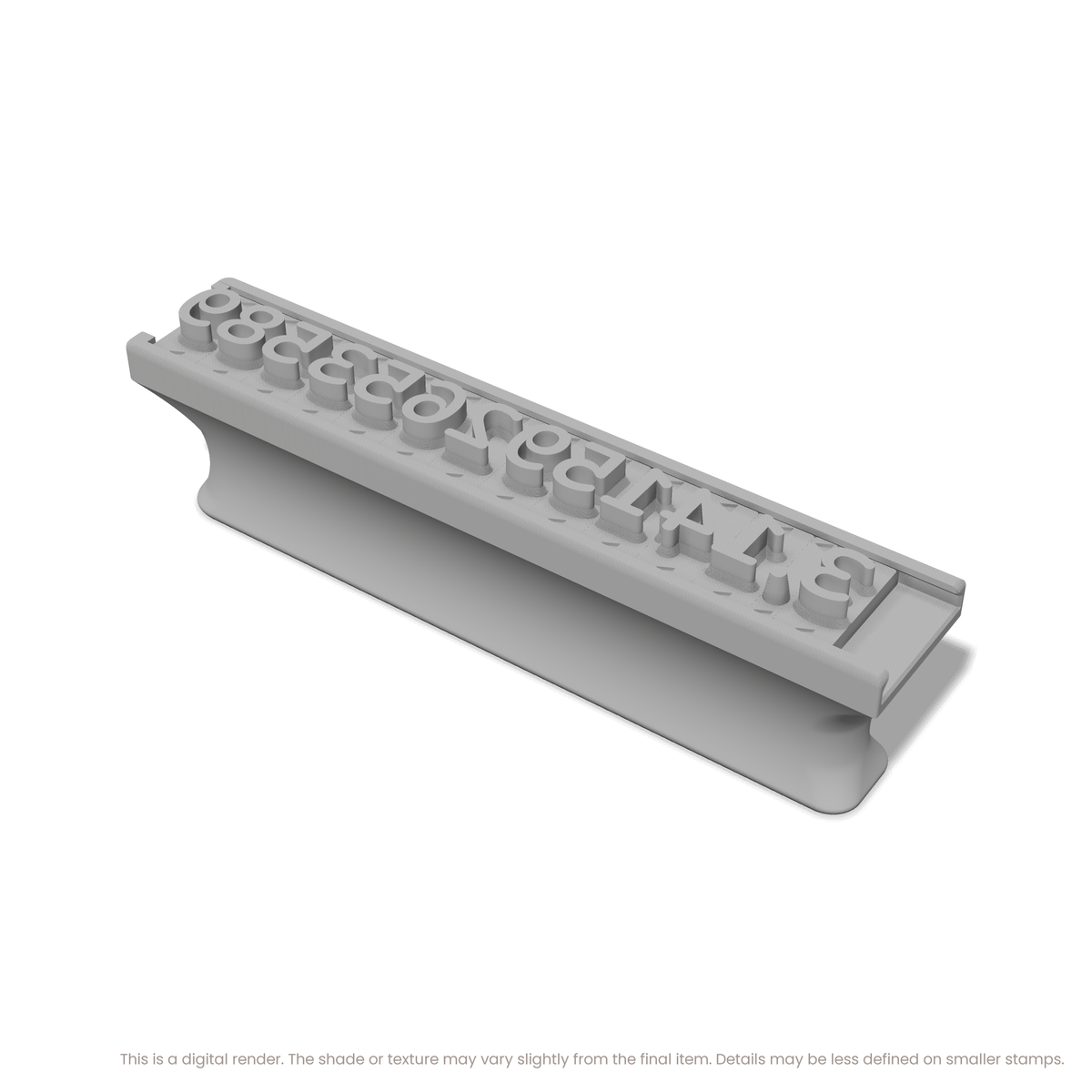 Nunito | Font Rail Stamp Sets | Letters, Numbers, and Symbols - Ceramind® Tools