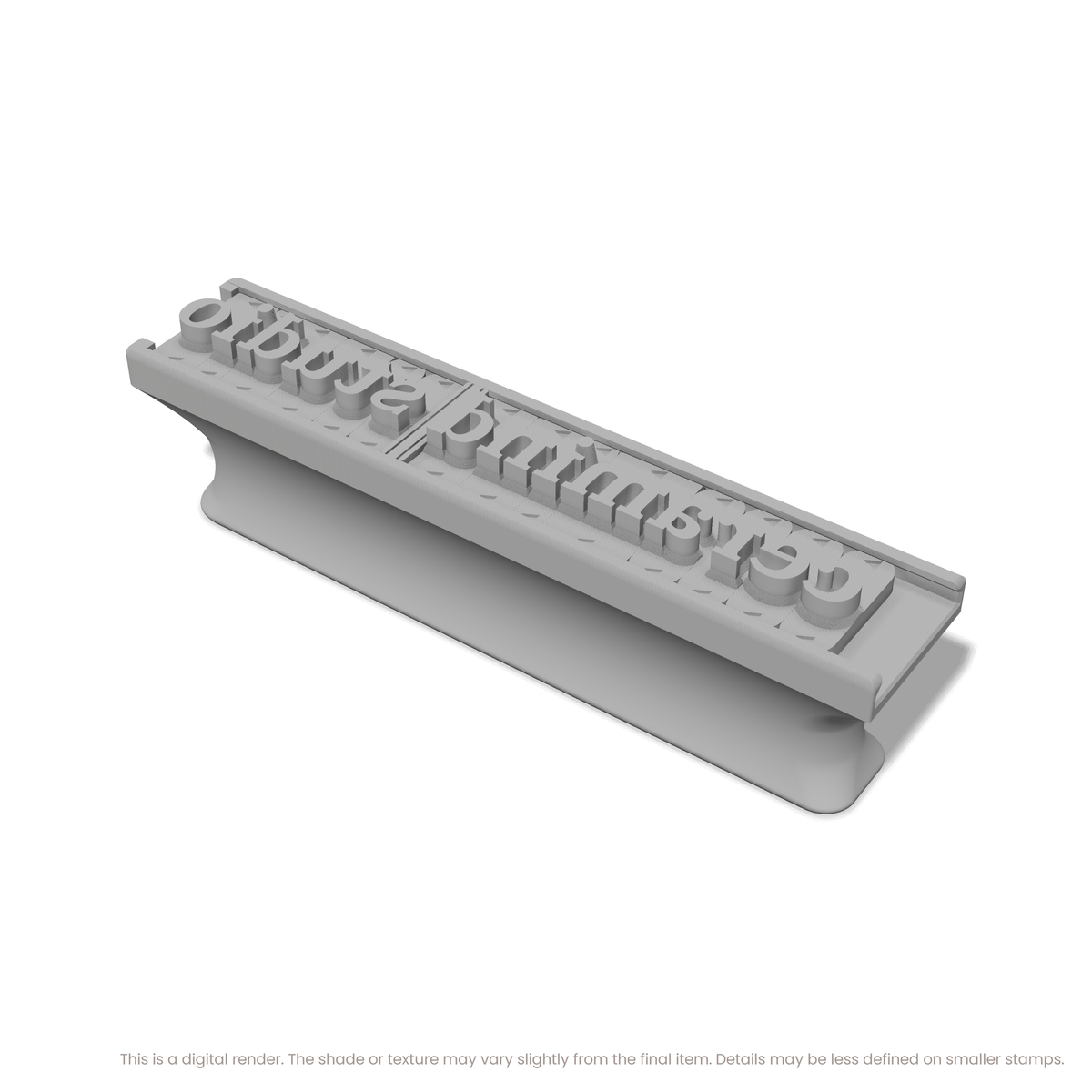 Lora | Font Rail Stamp Sets | Letters, Numbers, and Symbols - Ceramind® Tools