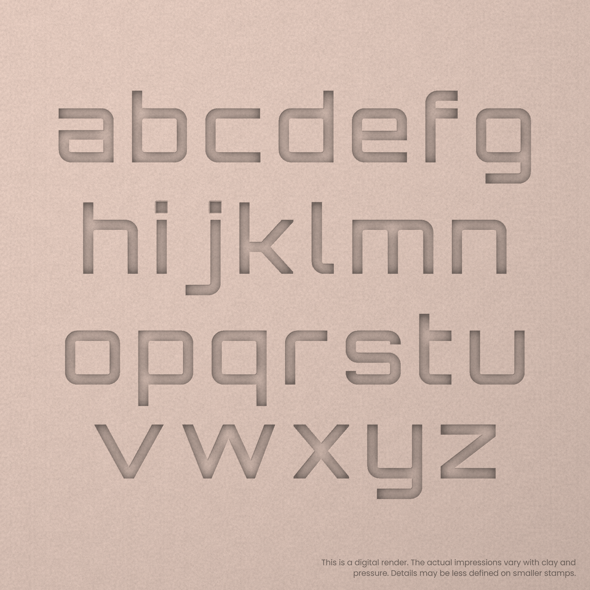 Orbitron | Font Rail Stamp Sets | Letters, Numbers, and Symbols - Ceramind® Tools