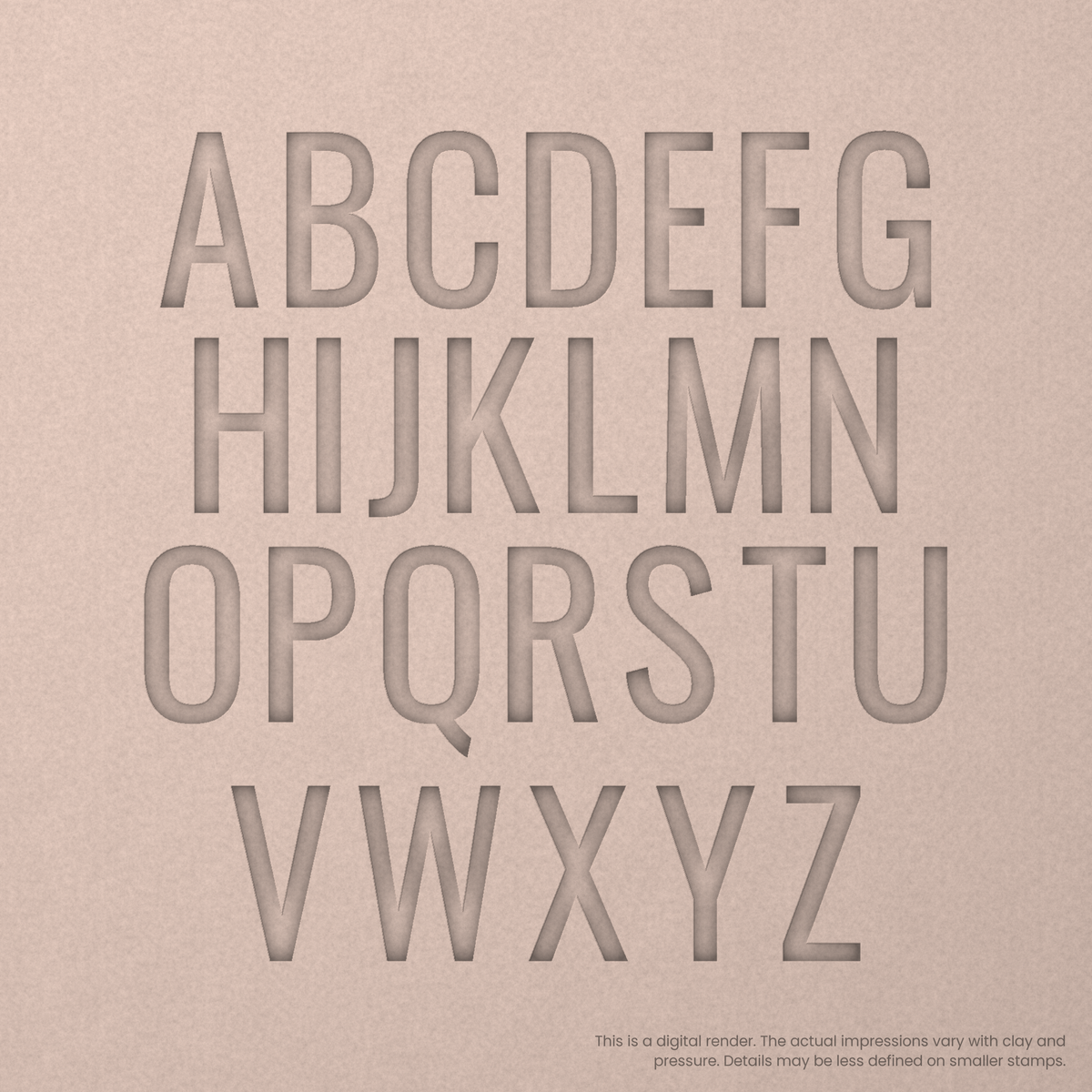 Oswald | Font Rail Stamp Sets | Letters, Numbers, and Symbols - Ceramind® Tools