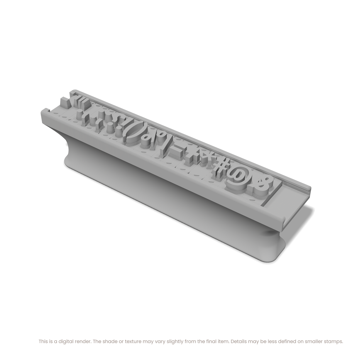 Roboto Condensed | Font Rail Stamp Sets | Letters, Numbers, and Symbols - Ceramind® Tools