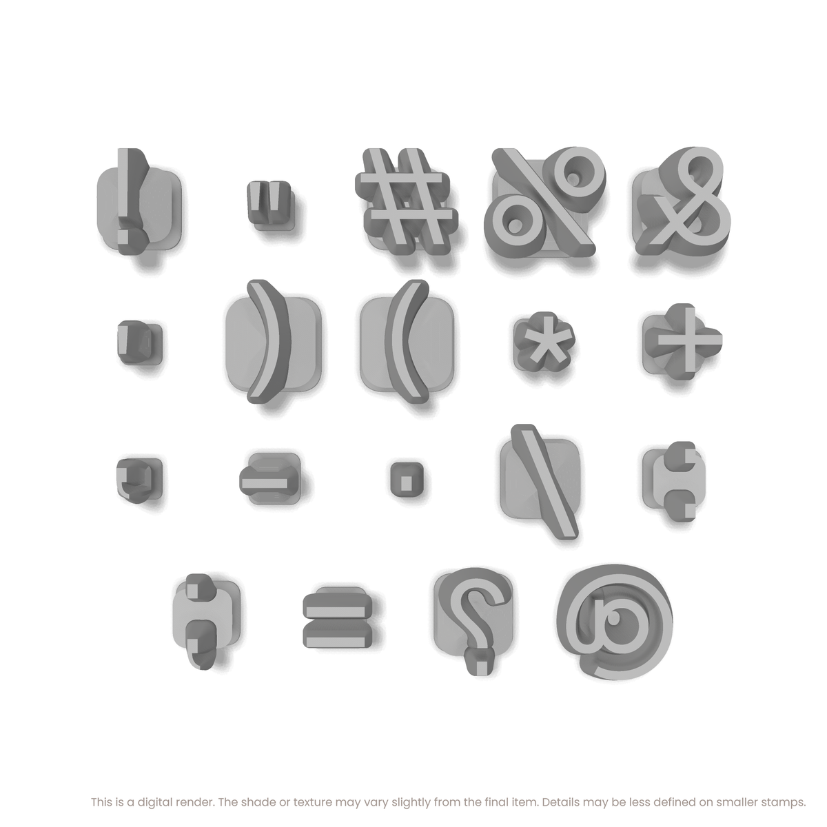 Plus Jakarta Sans | Symbol Stamp Sets - Ceramind® Tools