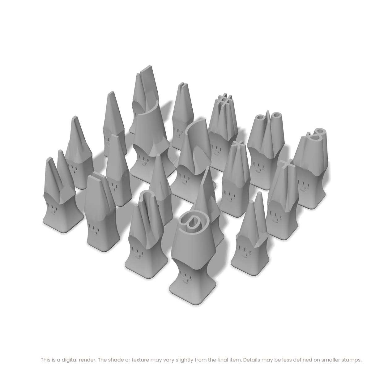 Roboto | Symbol Stamp Sets - Ceramind® Tools