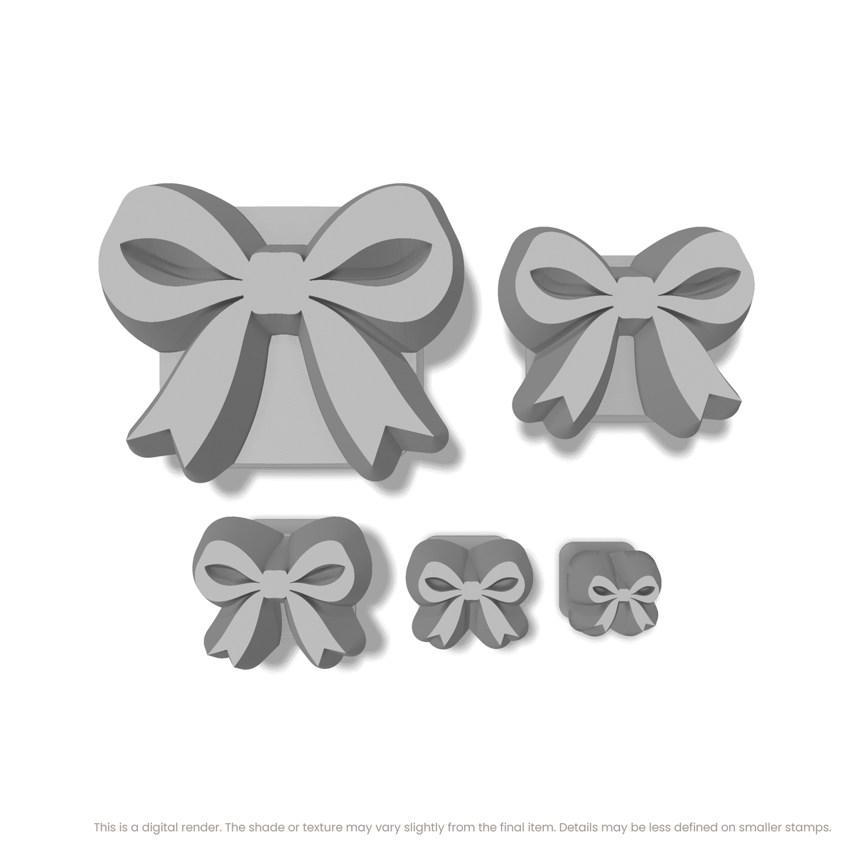 Ribbon Bow Stamps - Ceramind® Tools