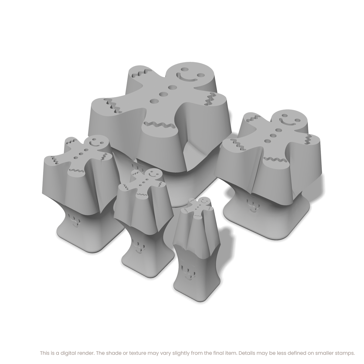 Gingerbread Man Stamps - Ceramind® Tools