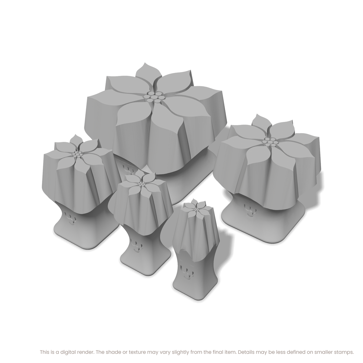 Poinsettia Stamps - Ceramind® Tools