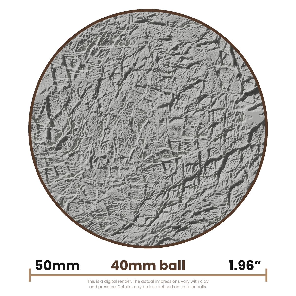Texture Ball | Leather Skin Texture - Style 01 - Ceramind® Tools