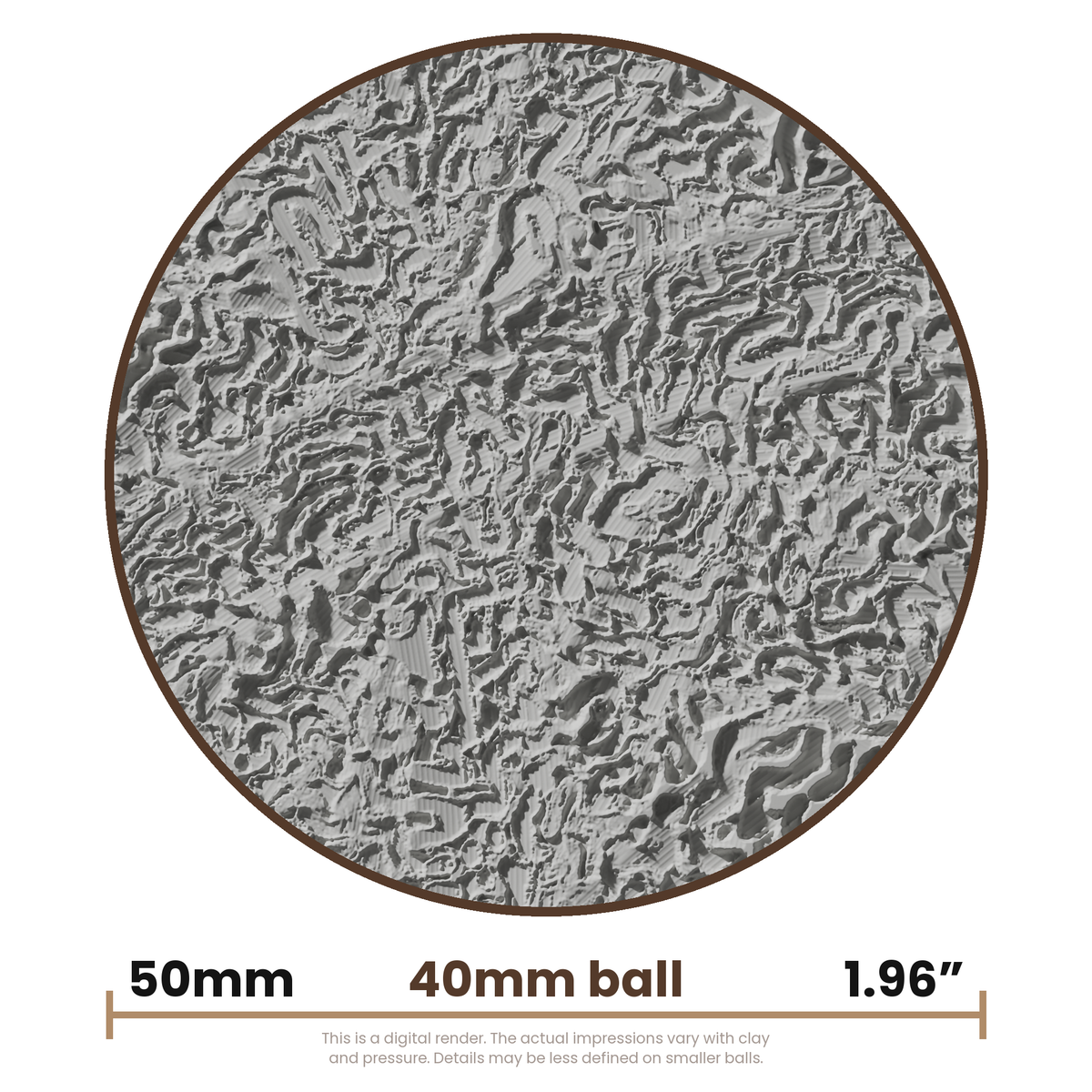 Texture Ball | Coral Texture - Style 01 - Ceramind® Tools