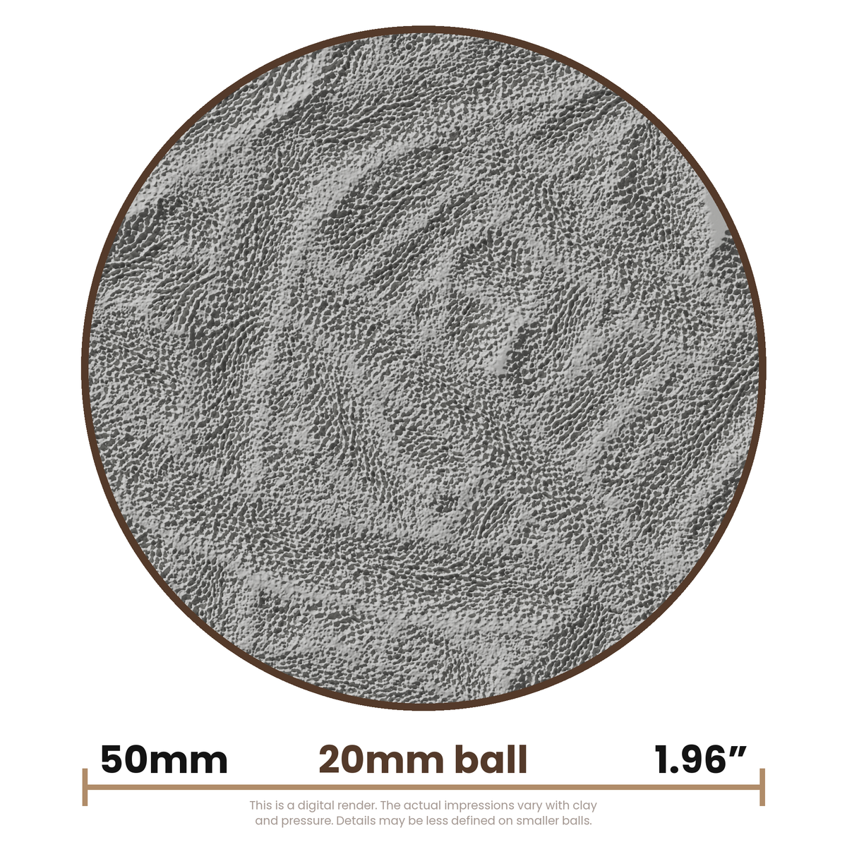 Texture Ball | Organic Texture - Style 01 - Ceramind® Tools
