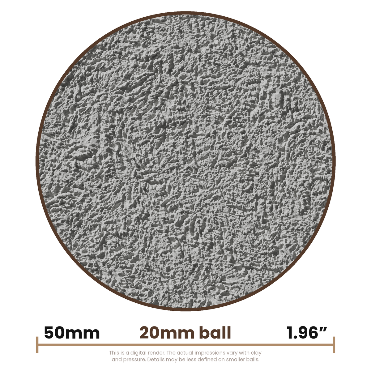 Texture Ball | Ferns Texture - Style 01 - Ceramind® Tools