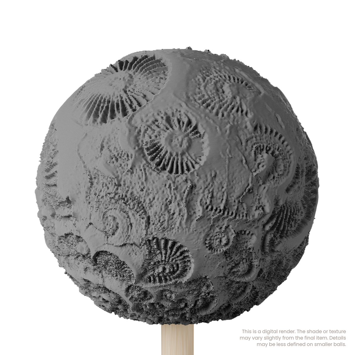 Texture Ball | Fossil Texture - Style 01 - Ceramind® Tools