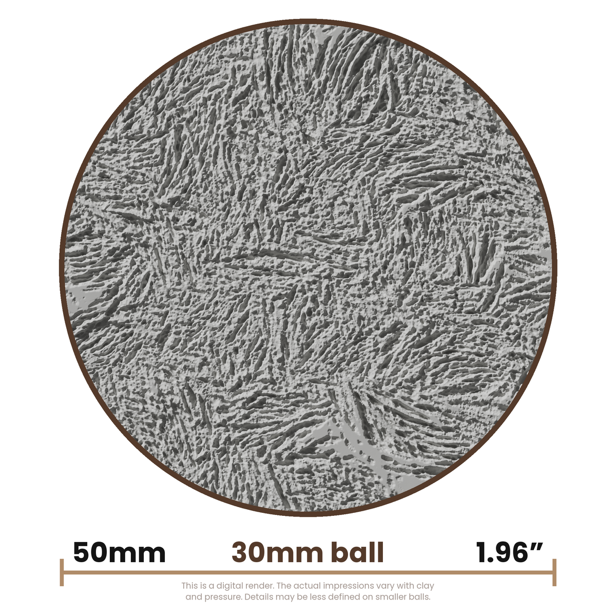 Texture Ball | Fur Texture - Style 02 - Ceramind® Tools