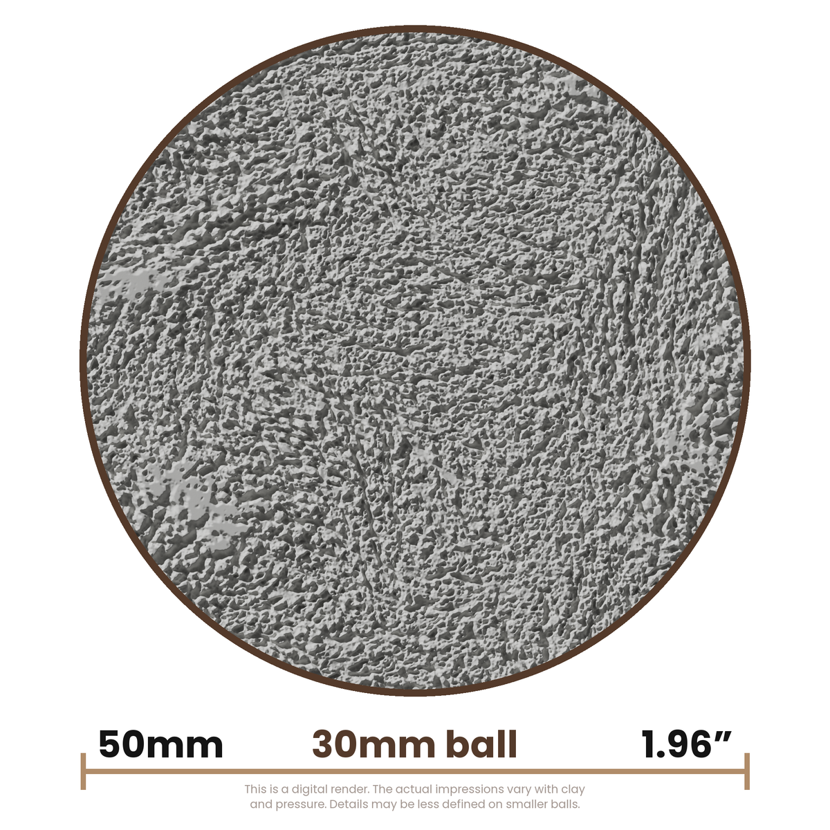 Texture Ball | Reptile Skin Texture - Style 01 - Ceramind® Tools