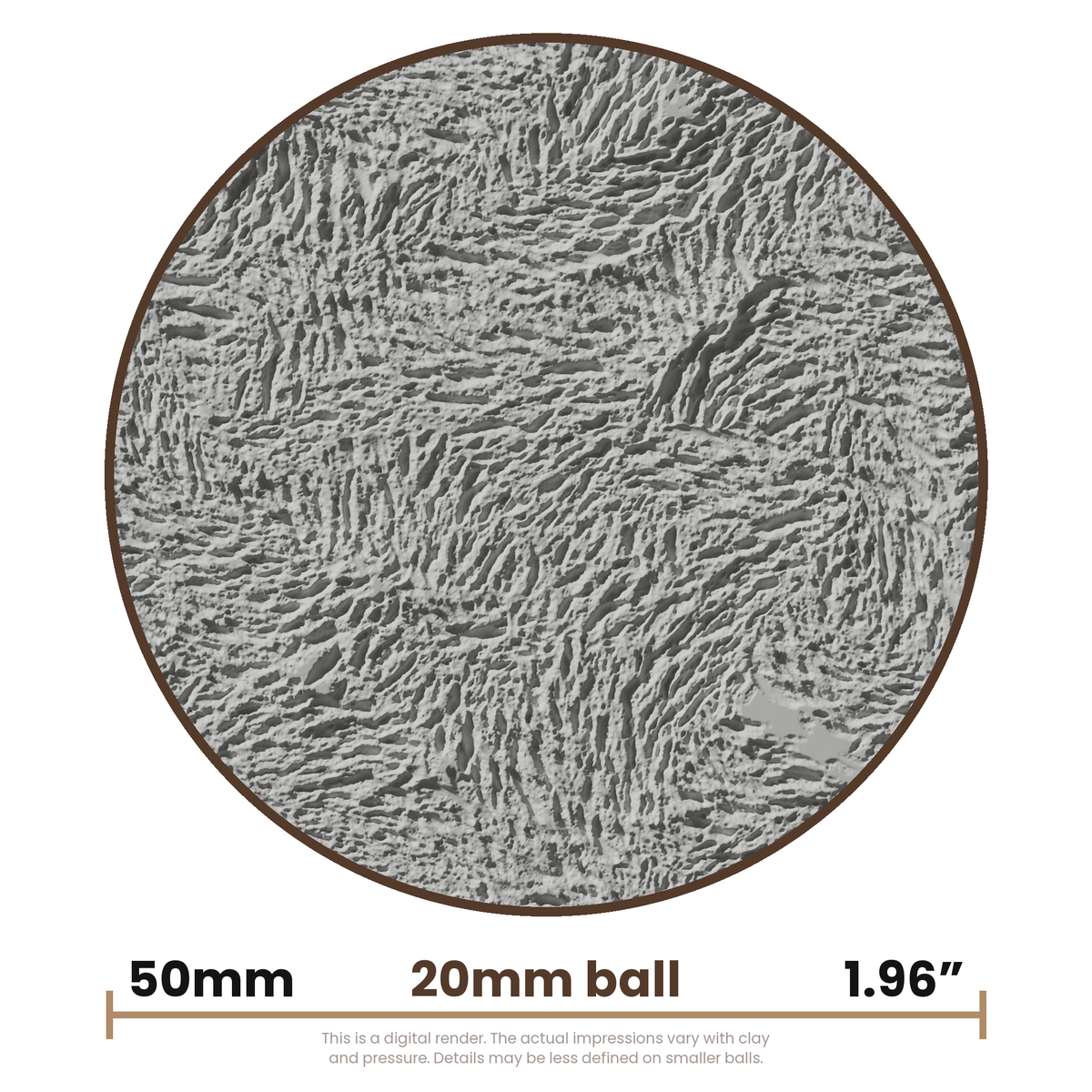 Texture Ball | Skin Pores Texture - Style 02 - Ceramind® Tools