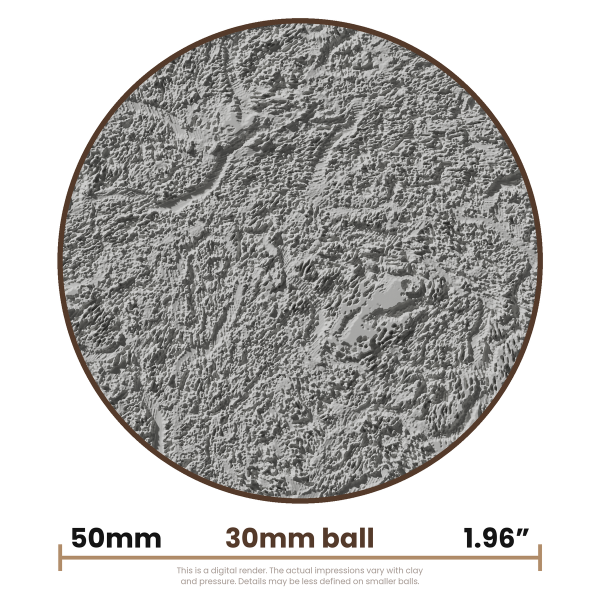Texture Ball | Coral Texture - Style 04 - Ceramind® Tools