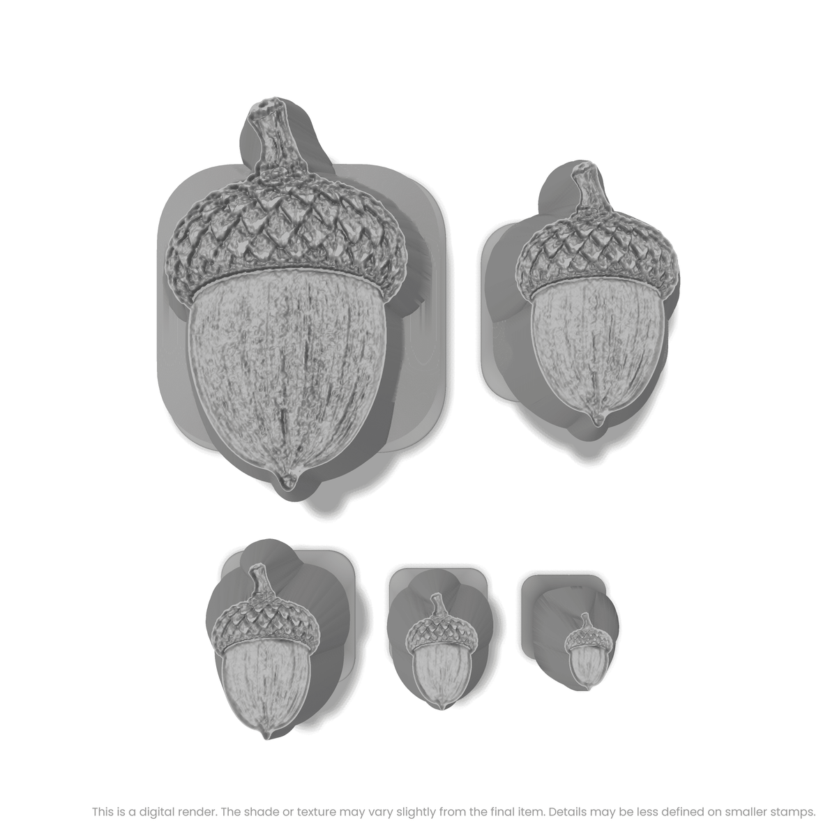 Acorn Stamps - Photo Textured - Ceramind® Tools