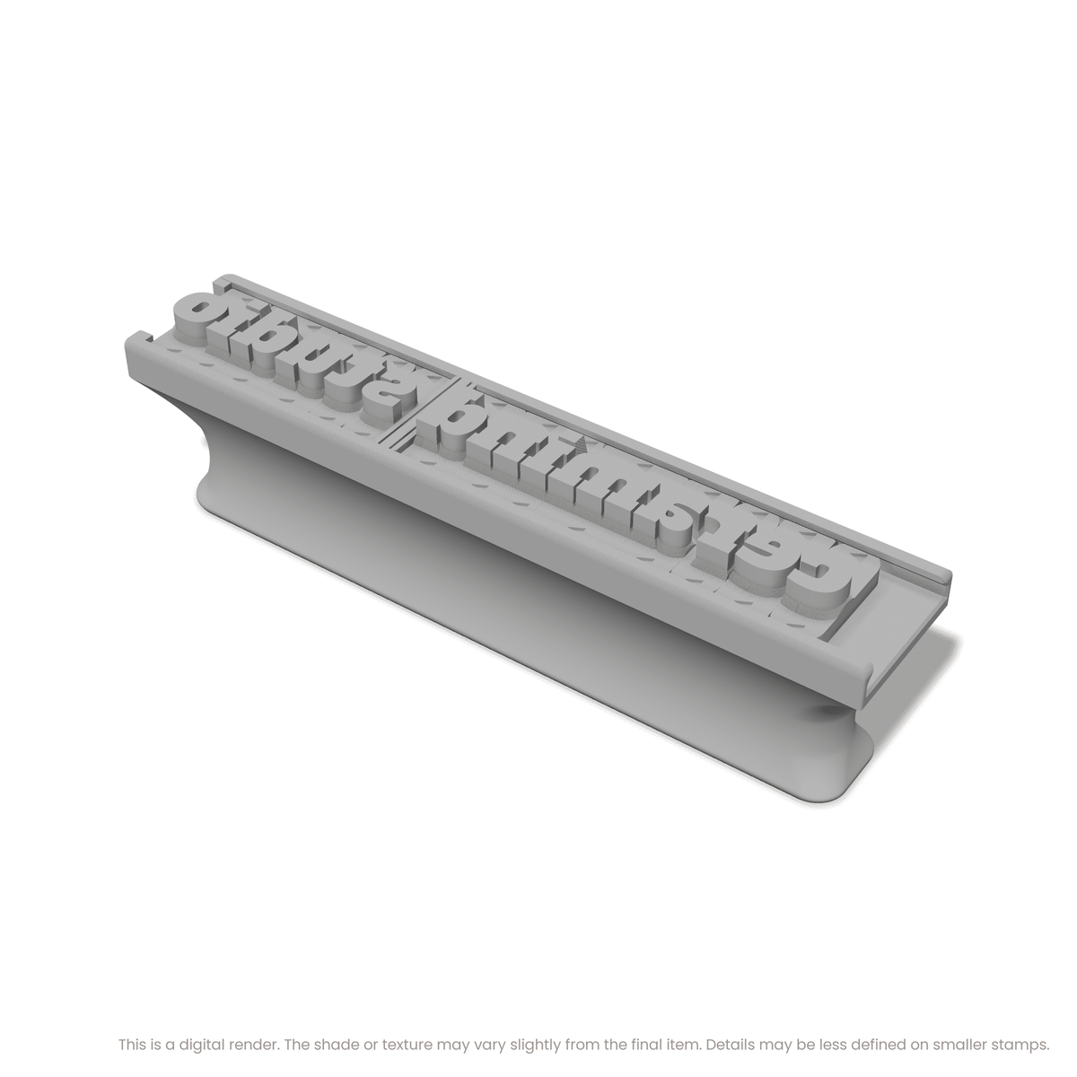 Alfa Slab One | Font Rail Stamp Sets | Letters, Numbers, and Symbols - Ceramind® Tools