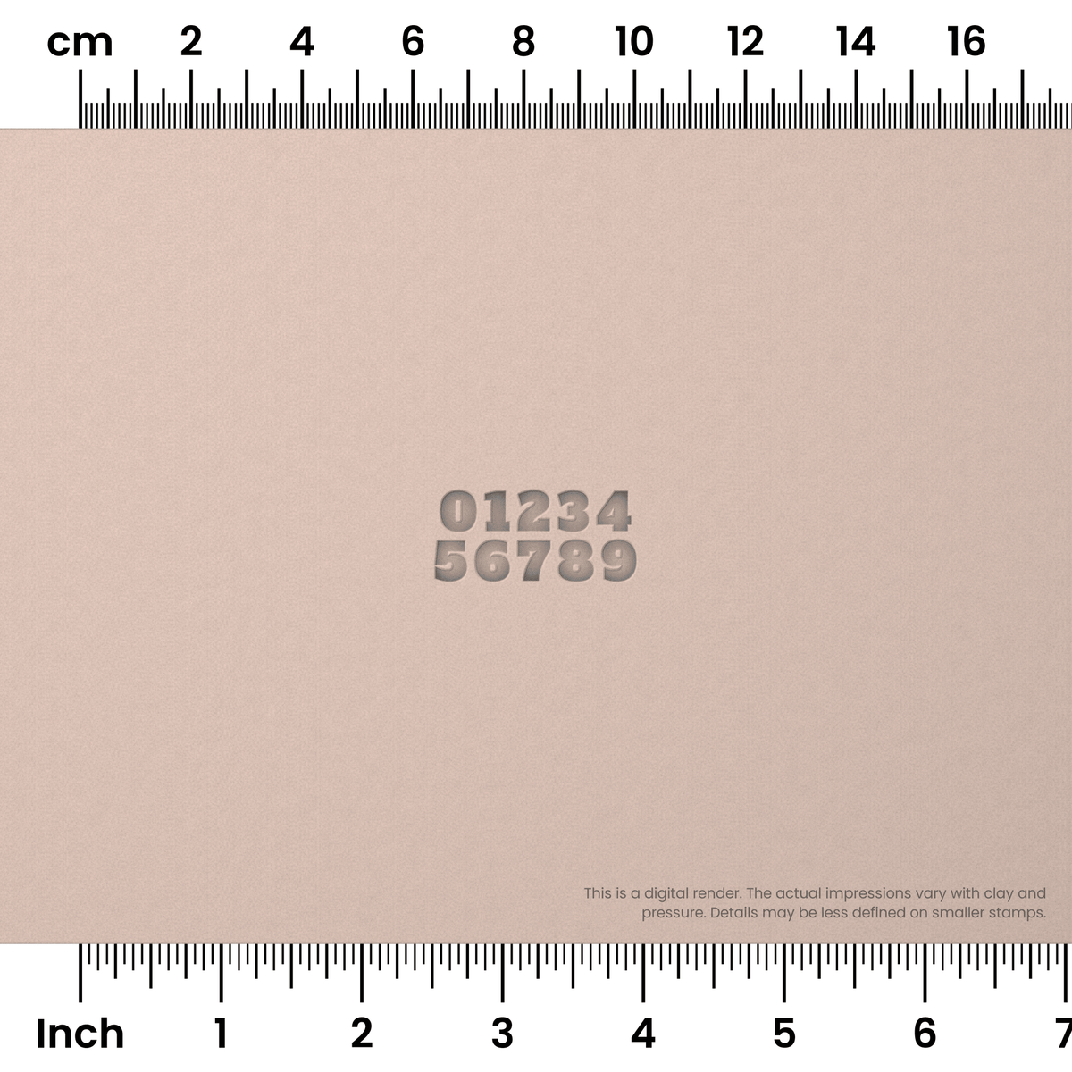 Alfa Slab One | Number Stamp Sets - Ceramind® Tools