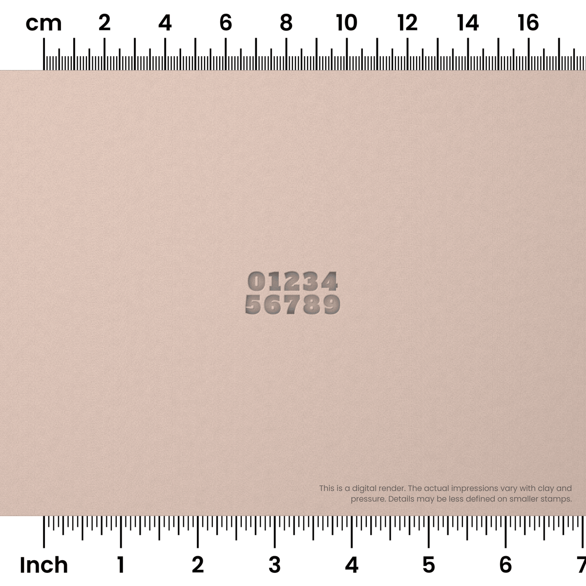 Alfa Slab One | Number Stamp Sets - Ceramind® Tools