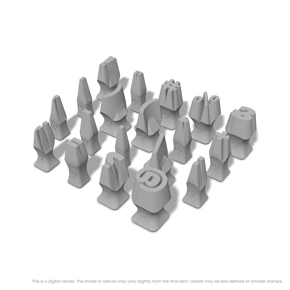 Alfa Slab One | Symbol Stamp Sets - Ceramind® Tools