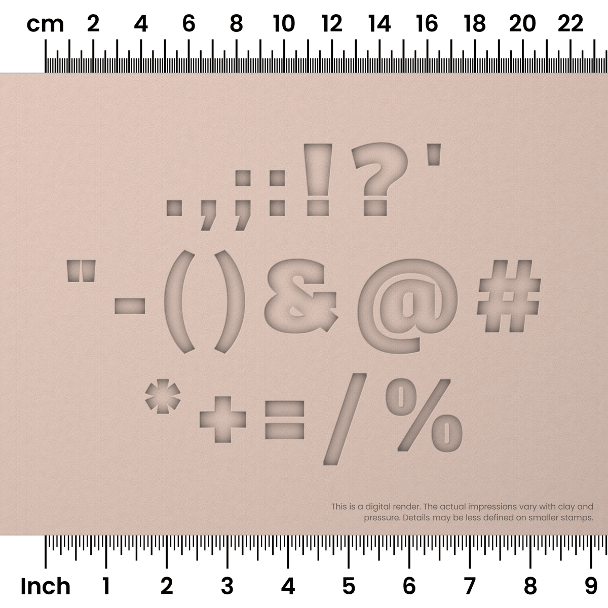 Alfa Slab One | Symbol Stamp Sets - Ceramind® Tools