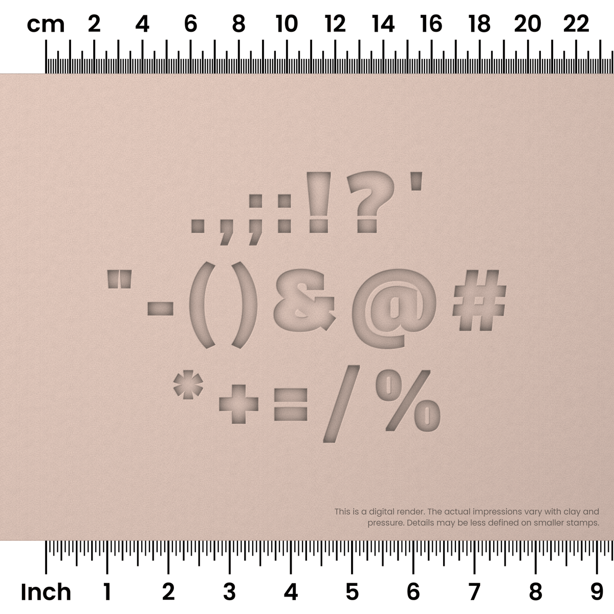 Alfa Slab One | Symbol Stamp Sets - Ceramind® Tools
