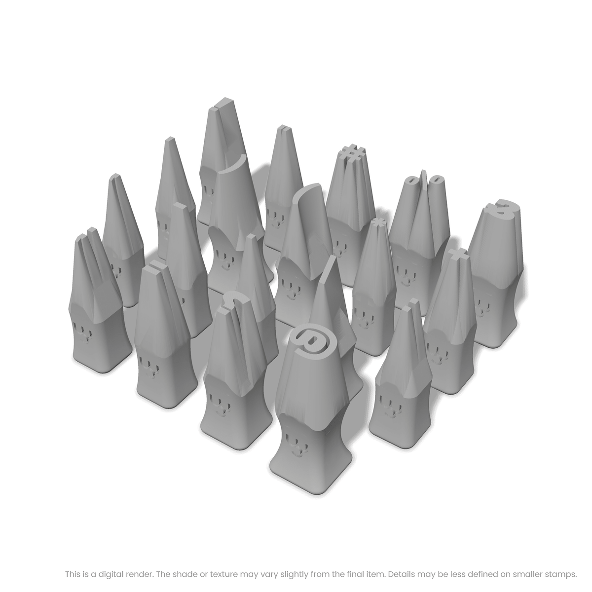 Alfa Slab One | Symbol Stamp Sets - Ceramind® Tools