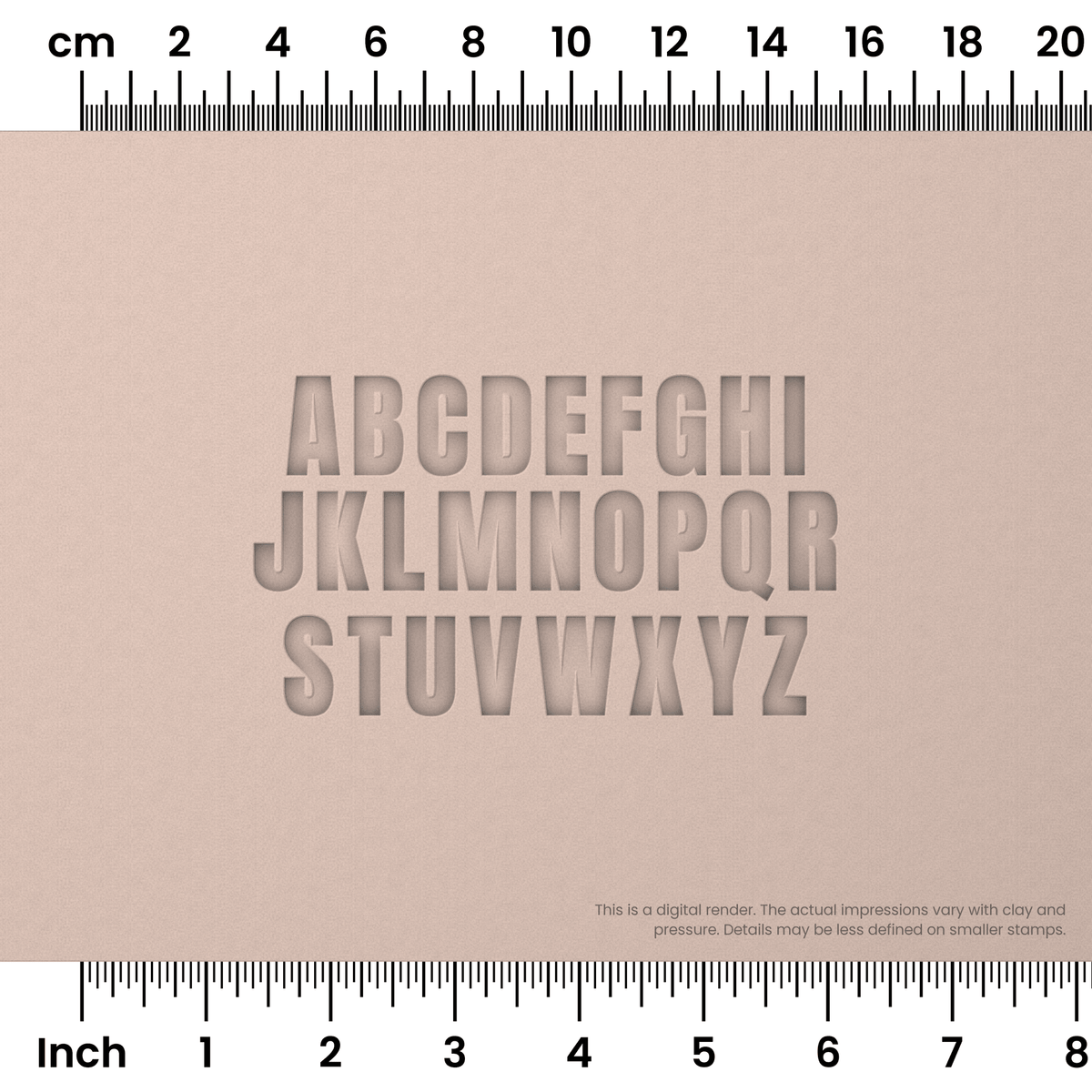 Anton | All Caps | Alphabet Stamp Sets - Ceramind® Tools