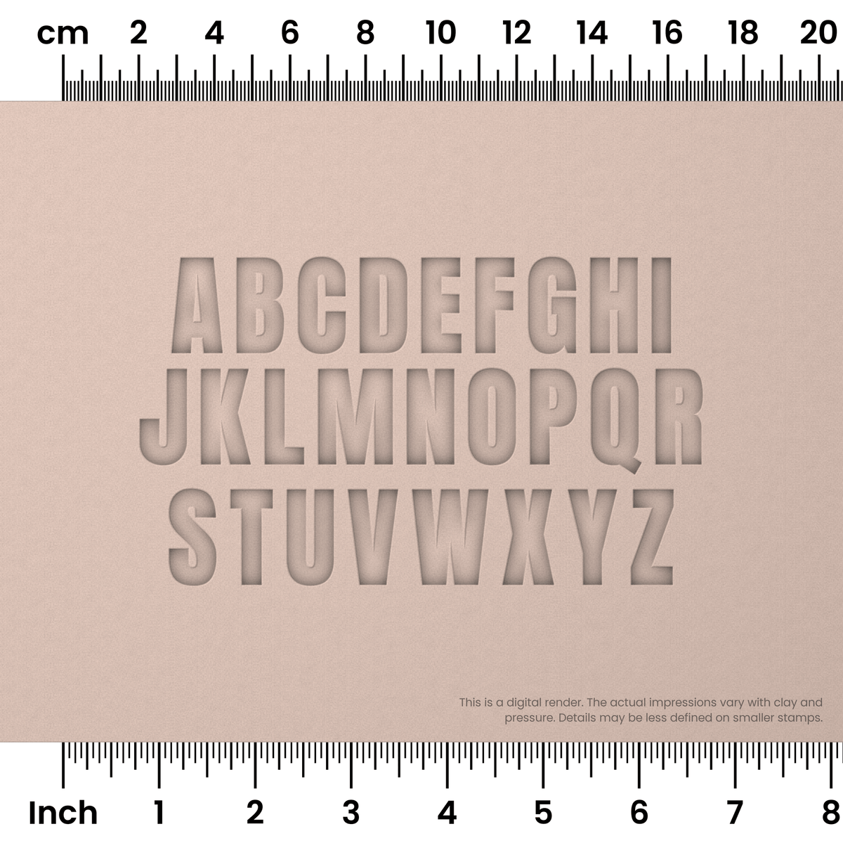Anton | All Caps | Alphabet Stamp Sets - Ceramind® Tools