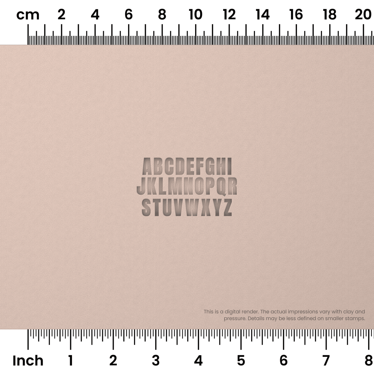 Anton | All Caps | Alphabet Stamp Sets - Ceramind® Tools