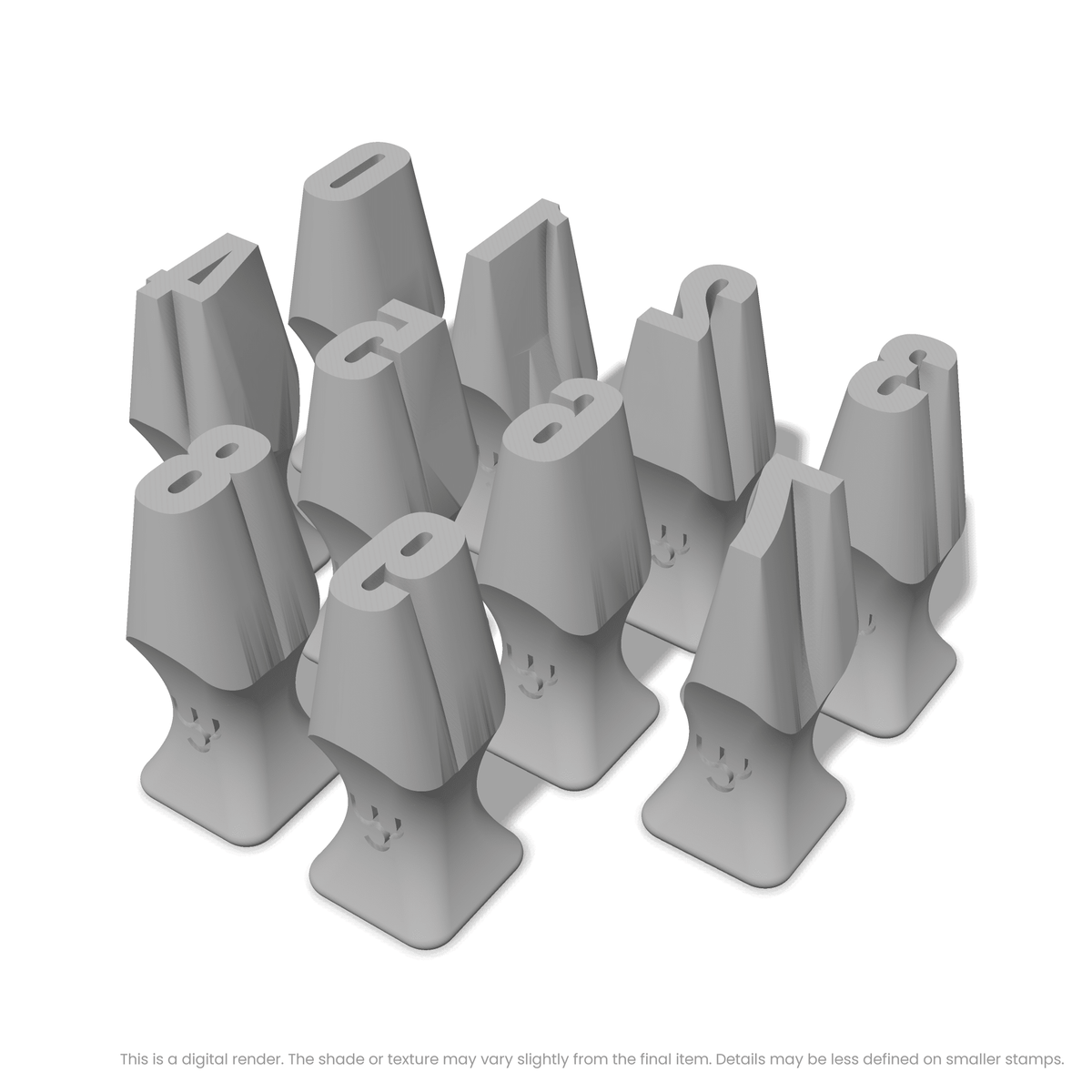 Anton | Number Stamp Sets - Ceramind® Tools