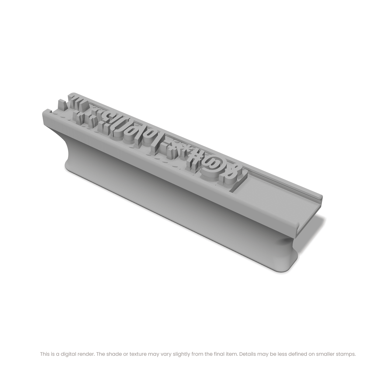 Anton Regular | Font Rail Stamp Sets | Letters, Numbers, and Symbols - Ceramind® Tools