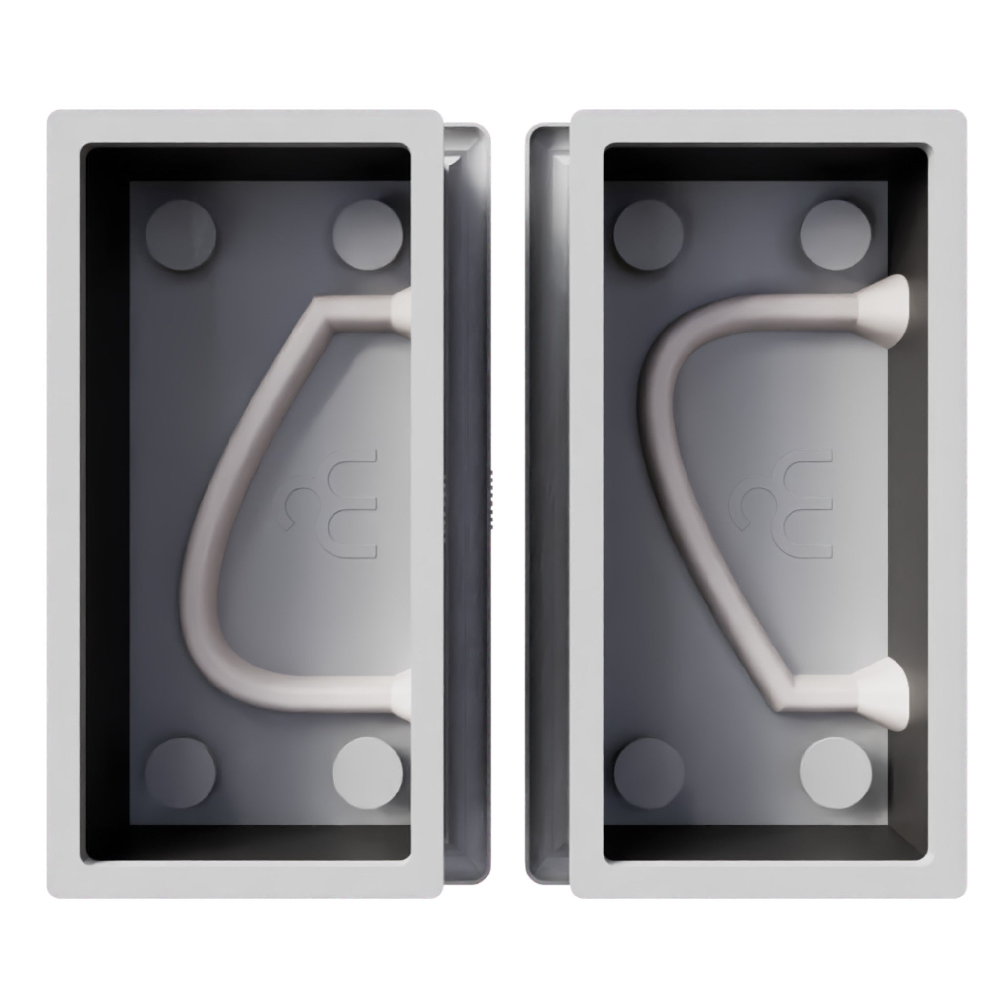 Arched Handle | Master Slip Casting Mold Kit | 3 Styles, 7 Sizes, 21 Total Variations - Ceramind® Tools