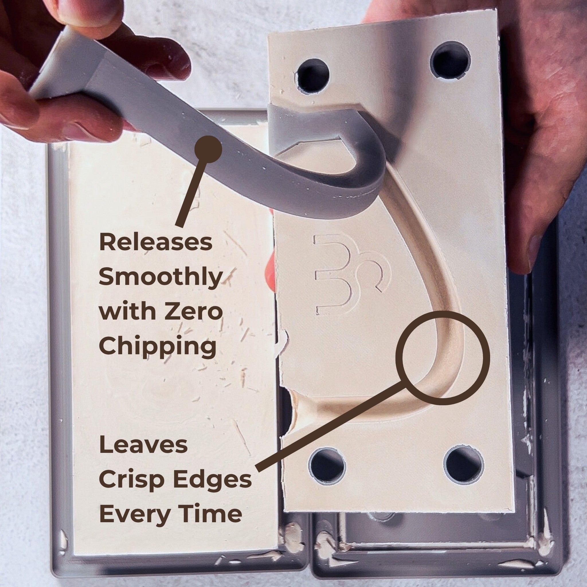 Arched Handle | Master Slip Casting Mold Kit | 3 Styles, 7 Sizes, 21 Total Variations - Ceramind® Tools
