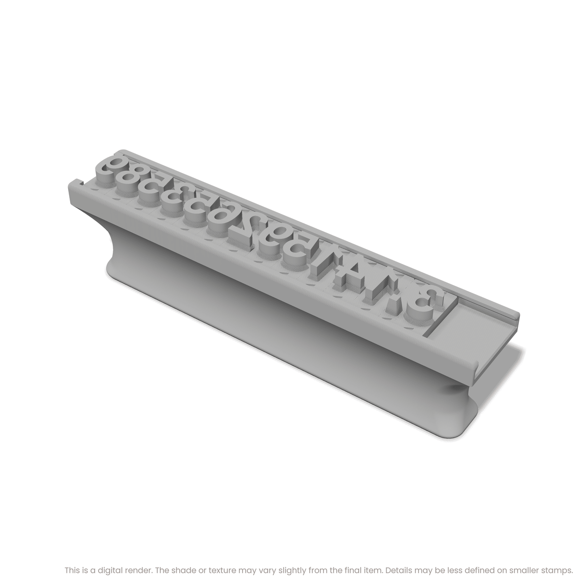 Arial Bold | Font Rail Stamp Sets | Letters, Numbers, and Symbols - Ceramind® Tools