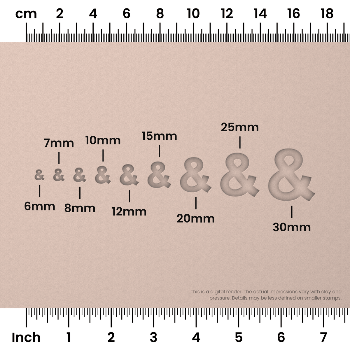 Arial Bold | Symbol Stamp Sets - Ceramind® Tools