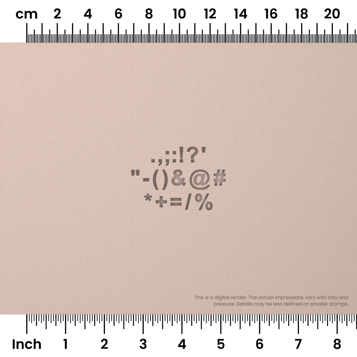 Arial Bold | Symbol Stamp Sets - Ceramind® Tools