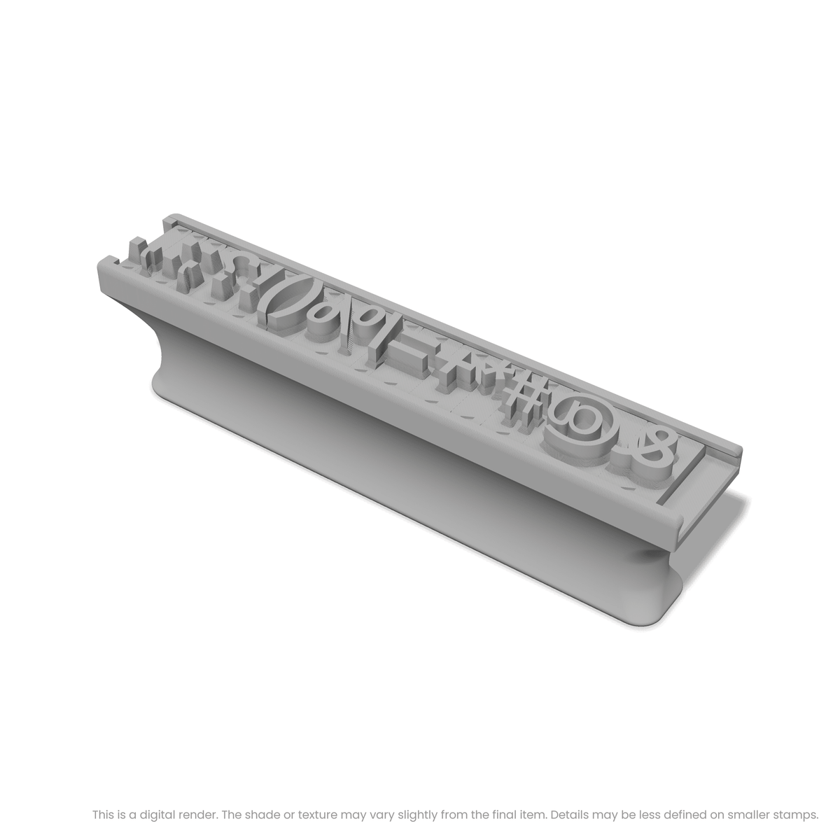 Arimo | Font Rail Stamp Sets | Letters, Numbers, and Symbols - Ceramind® Tools