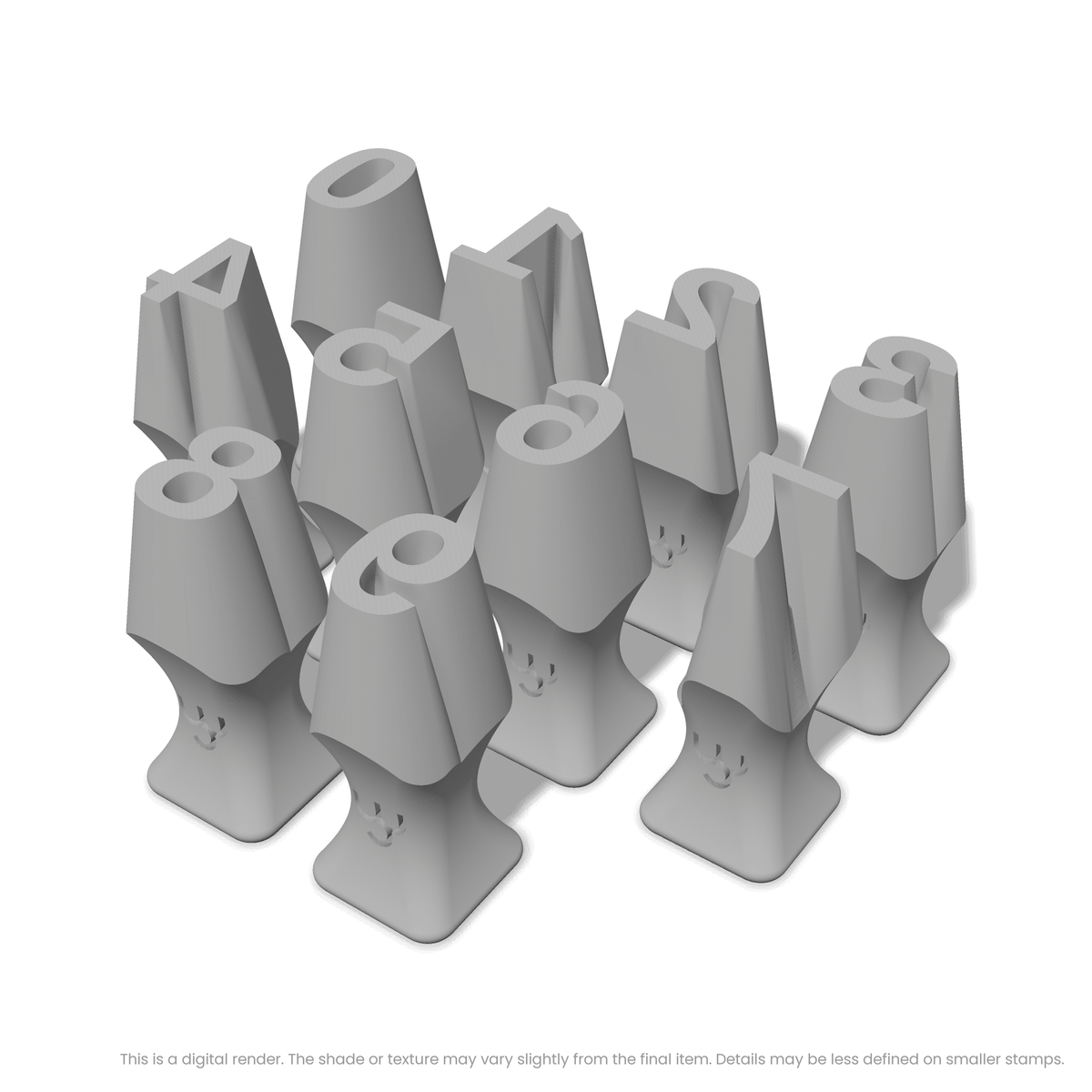 Arimo | Number Stamp Sets - Ceramind® Tools