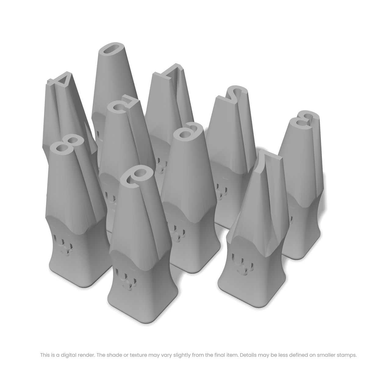Arimo | Number Stamp Sets - Ceramind® Tools