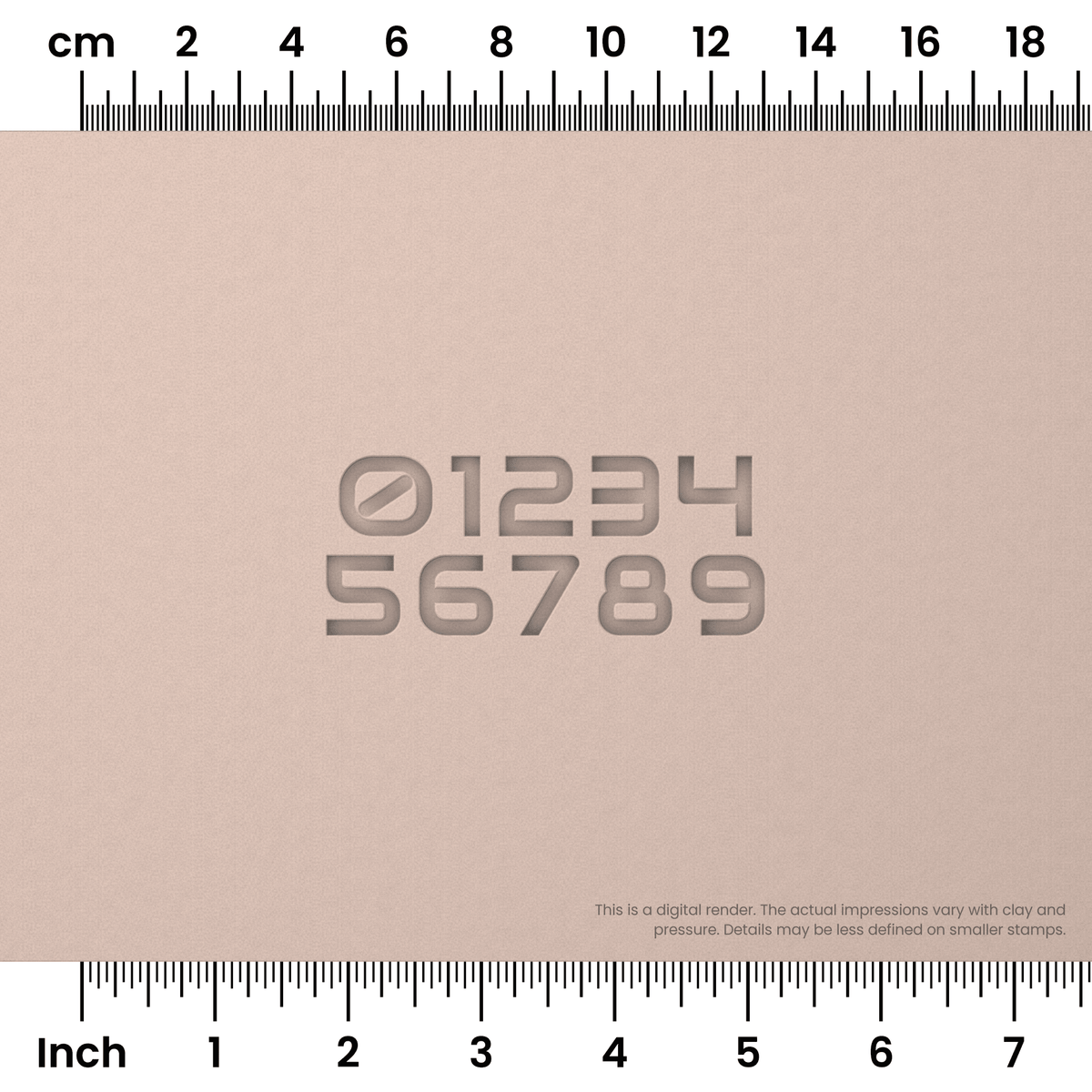 Audiowide | Number Stamp Sets - Ceramind® Tools