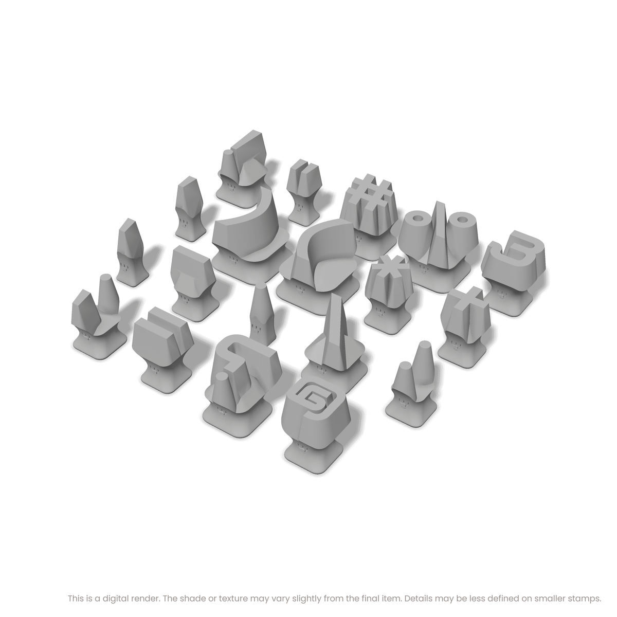 Audiowide | Symbol Stamp Sets - Ceramind® Tools