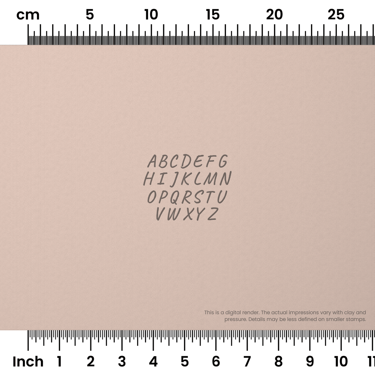 Caveat | All Caps | Alphabet Stamp Sets - Ceramind® Tools