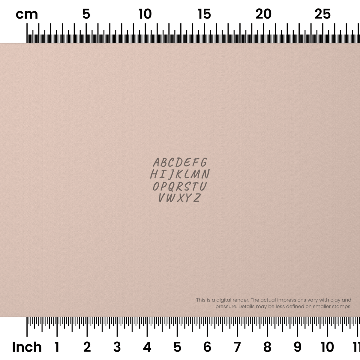 Caveat | All Caps | Alphabet Stamp Sets - Ceramind® Tools