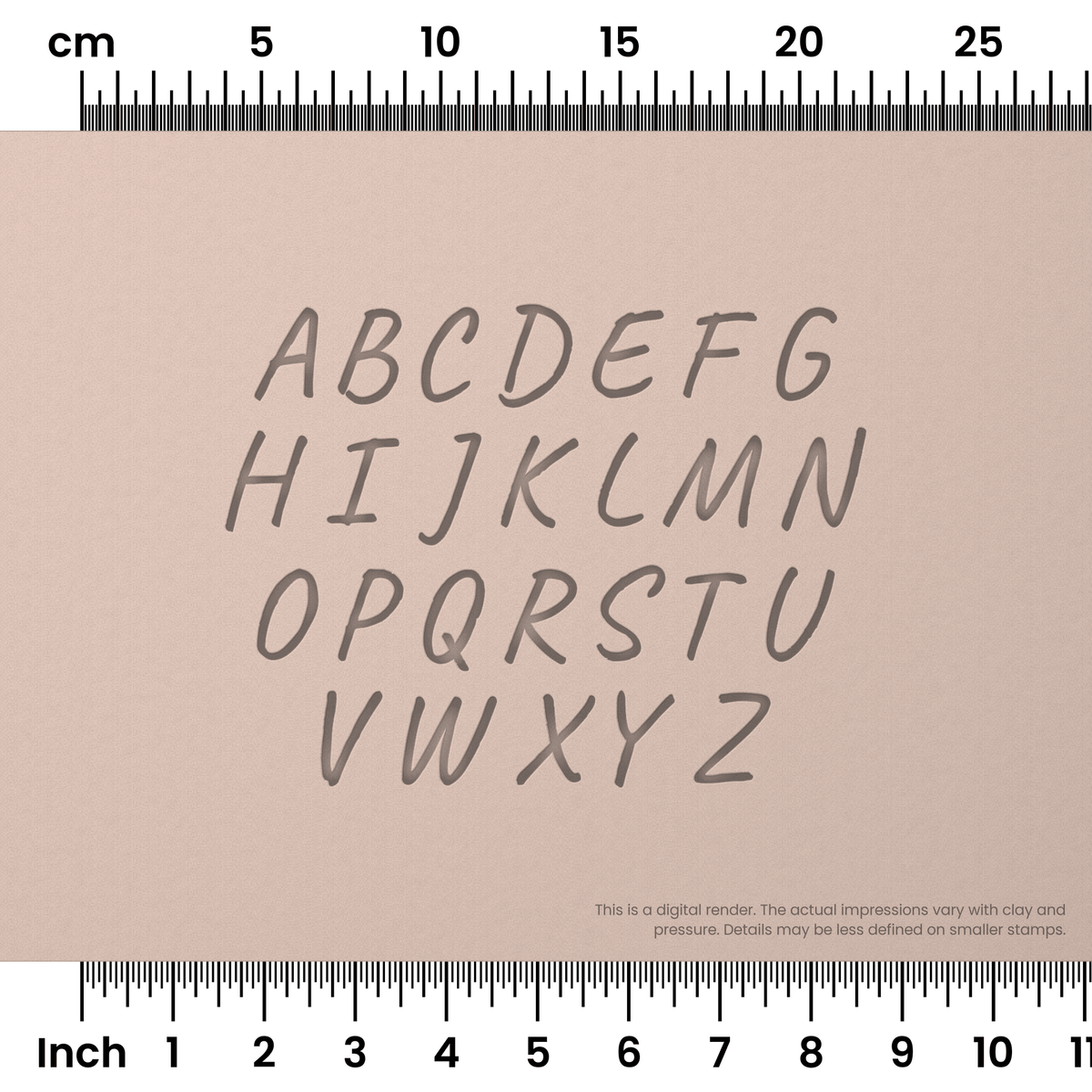 Caveat | All Caps | Alphabet Stamp Sets - Ceramind® Tools