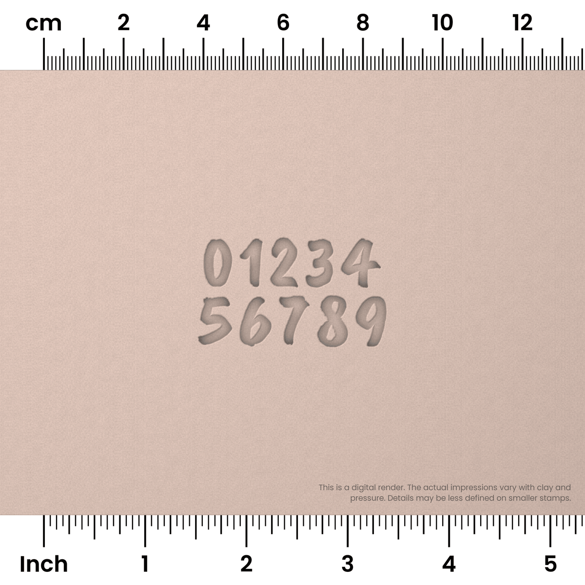Caveat Brush | Number Stamp Sets - Ceramind® Tools
