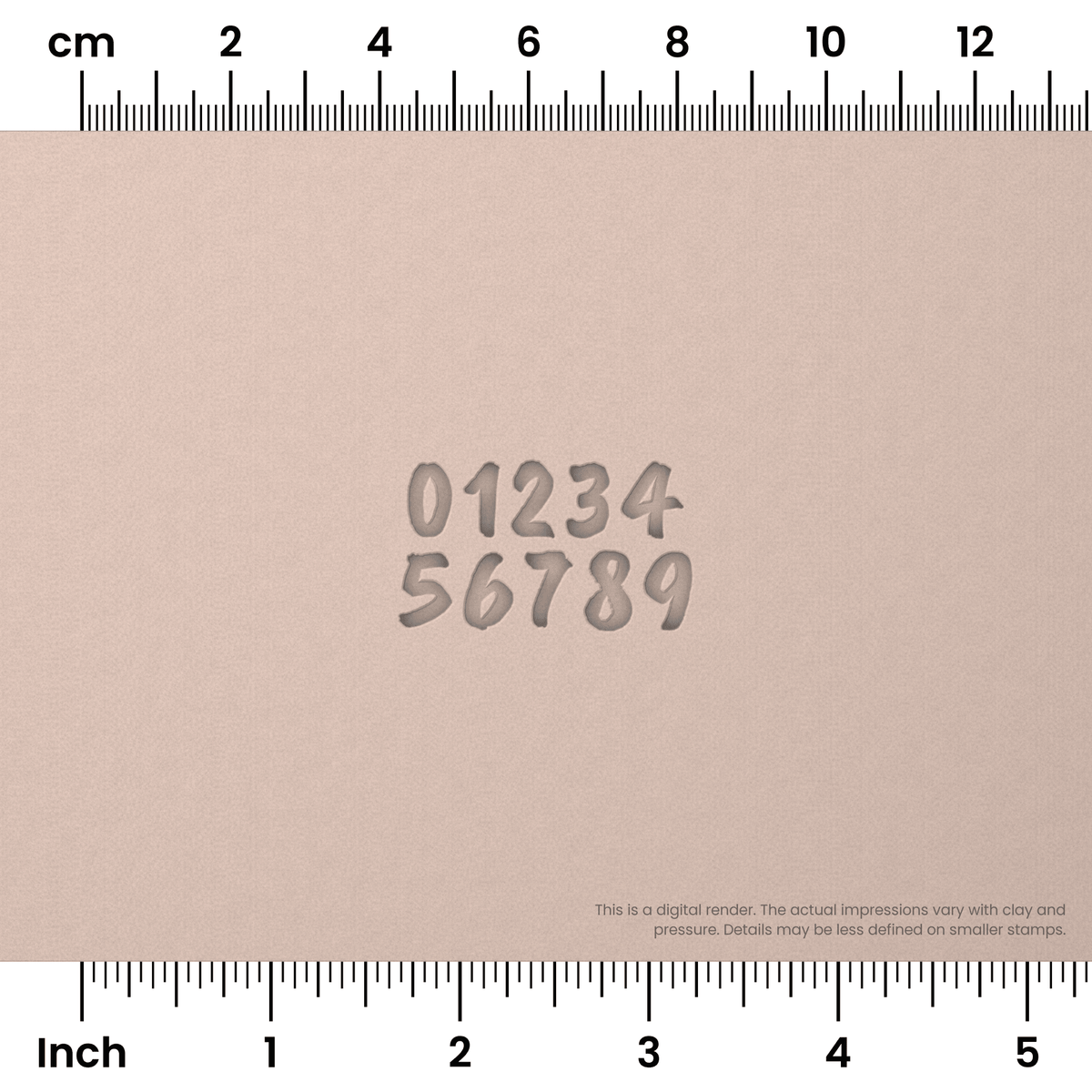 Caveat Brush | Number Stamp Sets - Ceramind® Tools