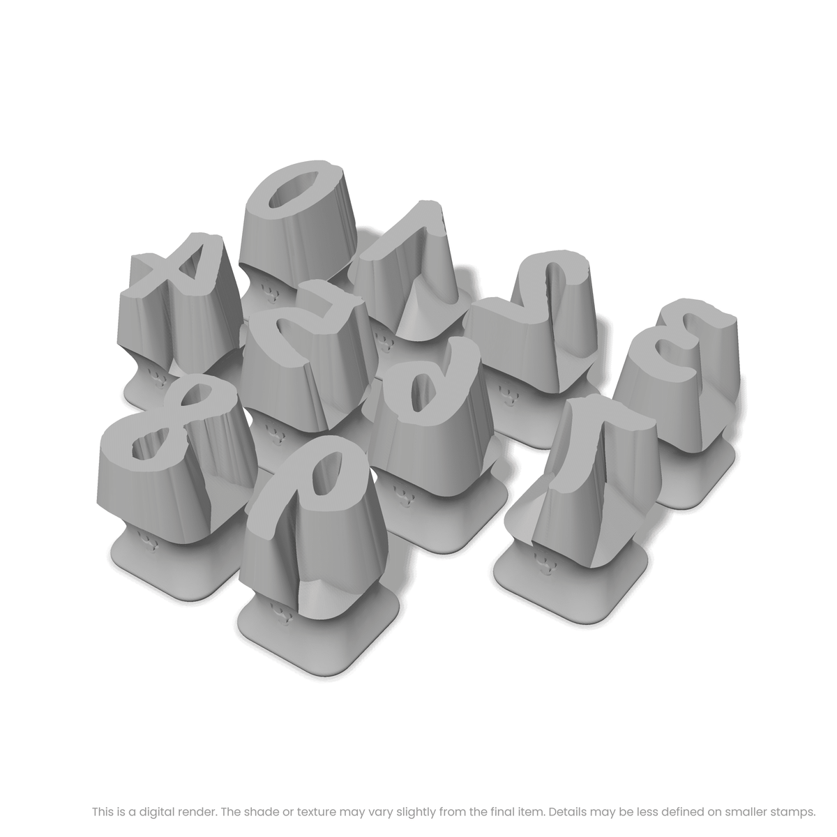 Caveat Brush | Number Stamp Sets - Ceramind® Tools